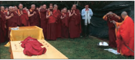 莫知仁波且修摊尸拙火定制炼胜义“喀卓安得丸” 第2张