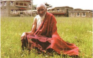 塔公灵吉寺住持云登降措仁波且恭贺南无第三世多杰羌佛