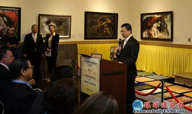 「名画家鱼展厅」亮相洛杉矶 填补北美水墨画展空白 第5张