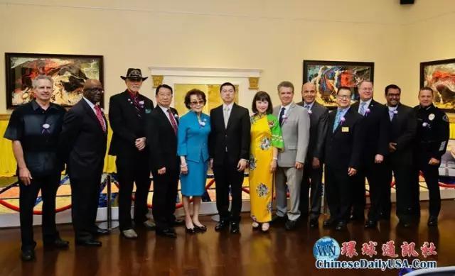 「名画家鱼展厅」亮相洛杉矶 填补北美水墨画展空白 第6张