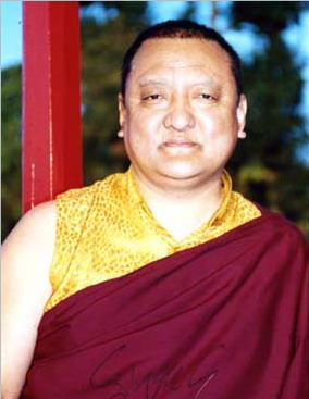 第十四世夏玛巴仁波且恭贺南无第三世多杰羌佛 第1张